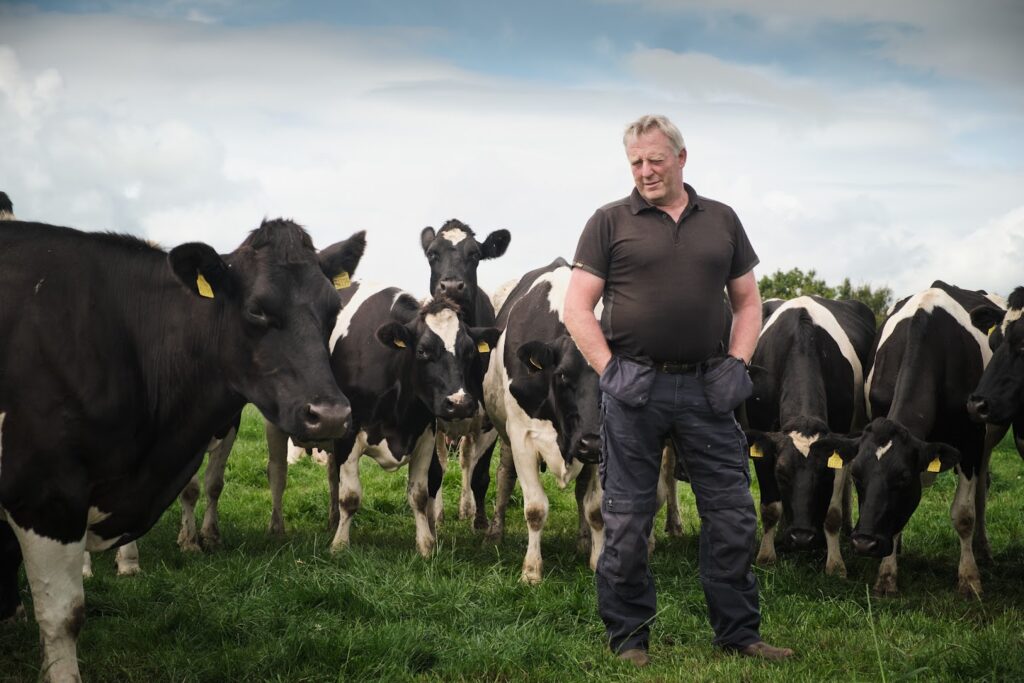 Michael O'Connell, ICMSA Livestock Chairperson, on his farm Michael O'Connell, ICMSA Livestock Chairperson, on his farm